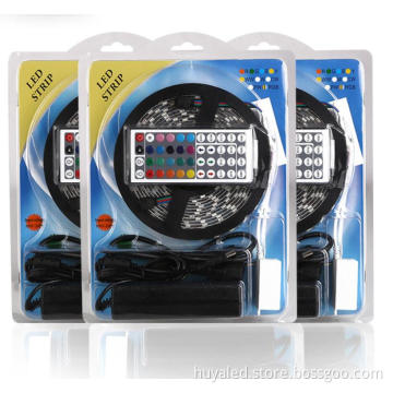 Alibaba Supplier: 5M 5050 RGB LED Strip Light Kit with Power Adapter and Remote